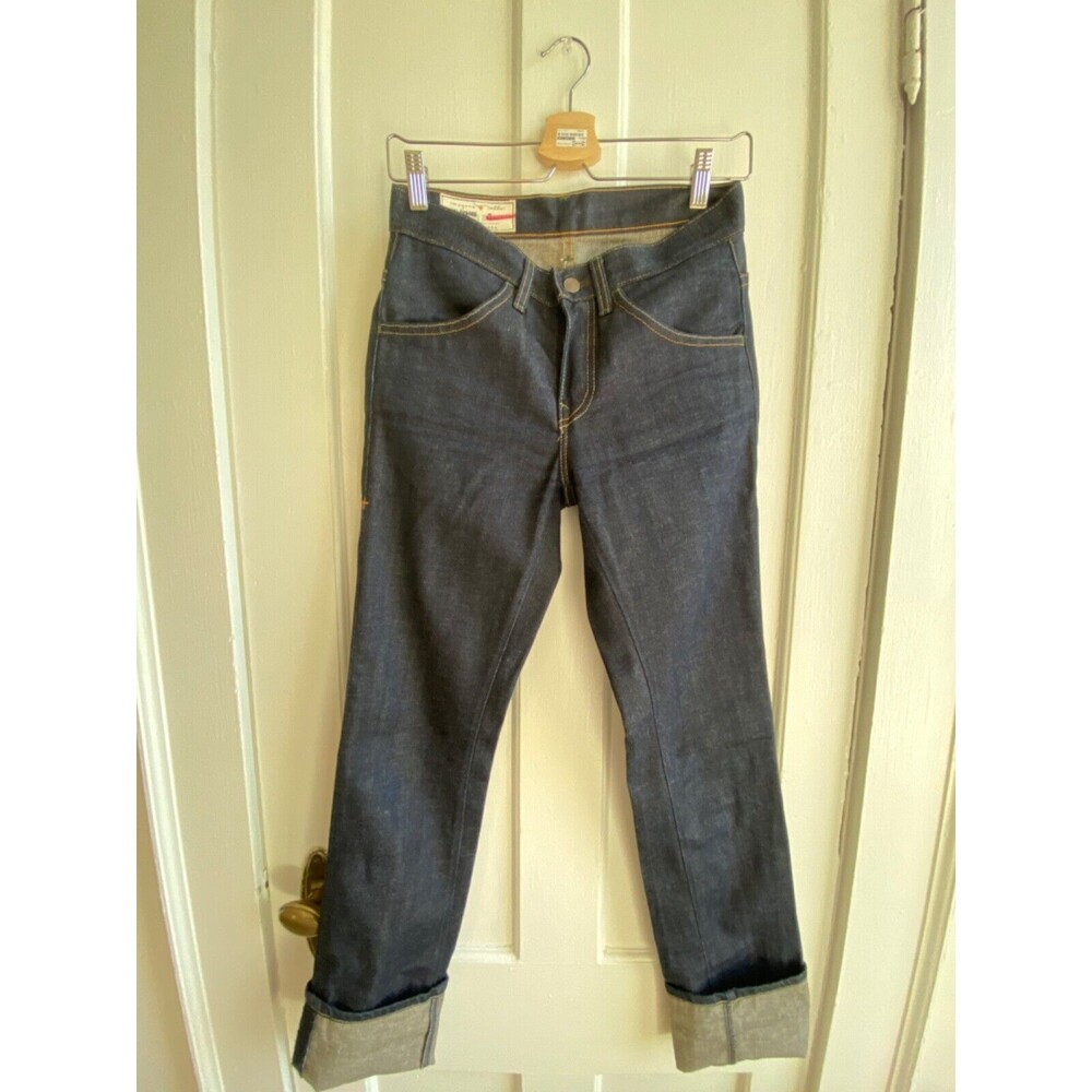 Imogene and Willie straight leg 100% cotton 129065 Sz 24 Handmade in US Jeans